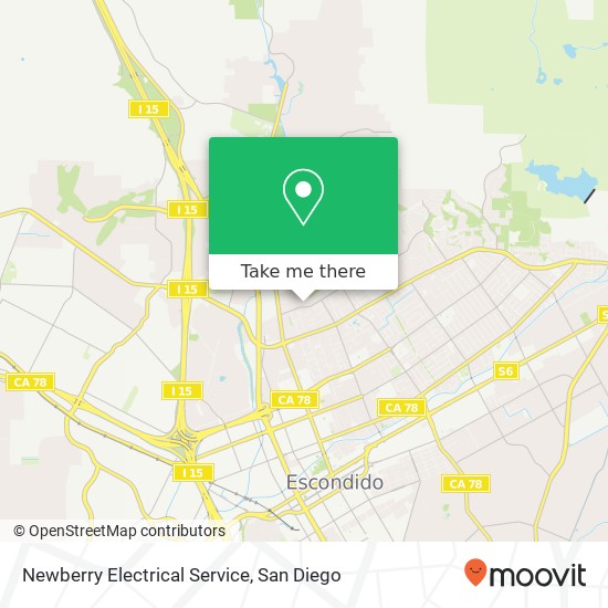 Newberry Electrical Service map