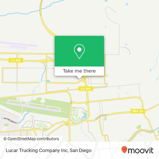 Lucar Trucking Company Inc map