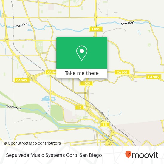 Mapa de Sepulveda Music Systems Corp