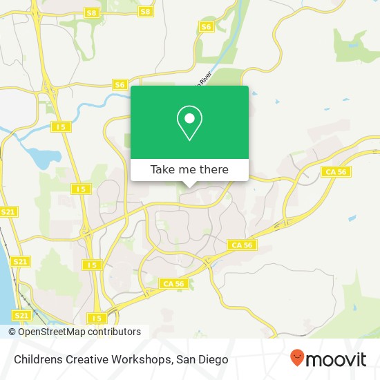 Childrens Creative Workshops map