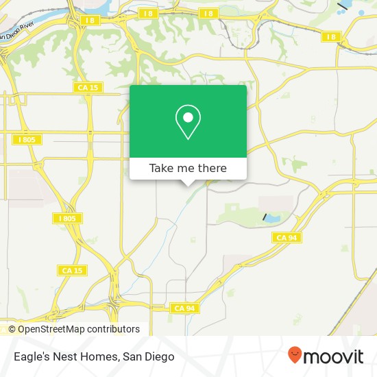 Mapa de Eagle's Nest Homes