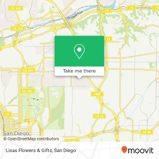 Lisas Flowers & Gifts map