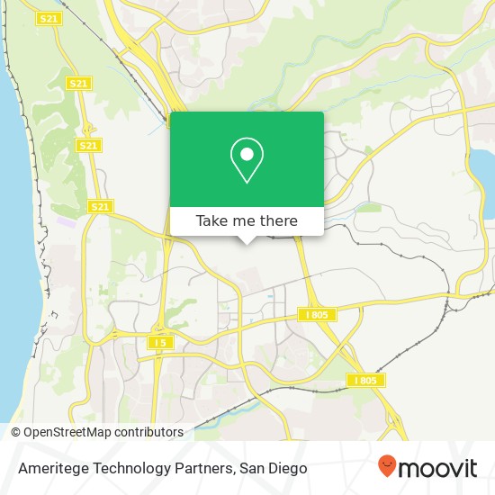 Ameritege Technology Partners map