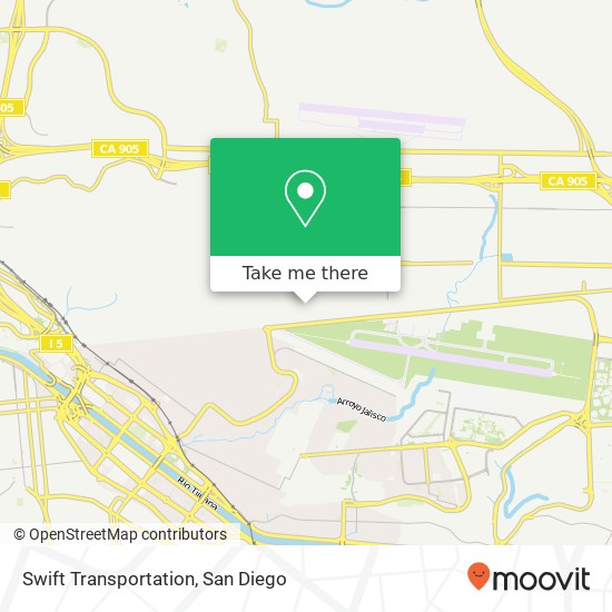 Swift Transportation map