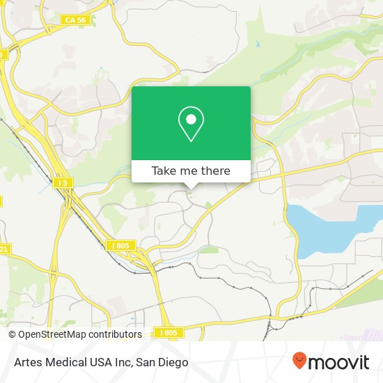 Artes Medical USA Inc map