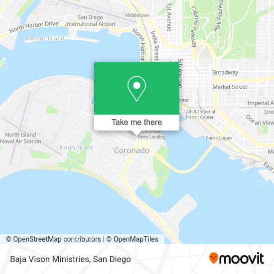 Baja Vison Ministries map