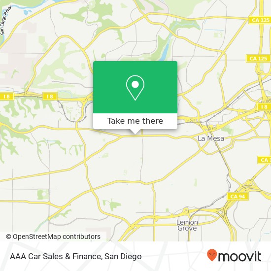 AAA Car Sales & Finance map