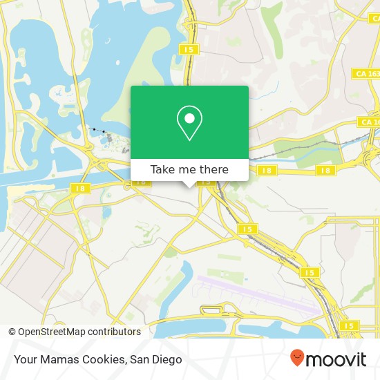 Your Mamas Cookies map