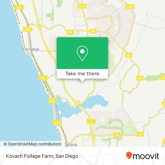 Kovach Foilage Farm map