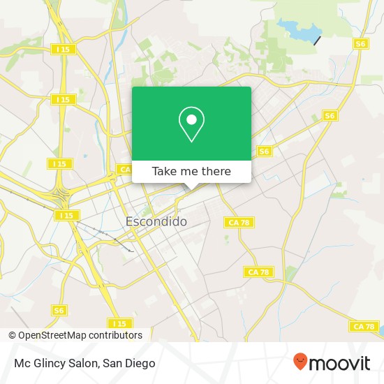 Mapa de Mc Glincy Salon