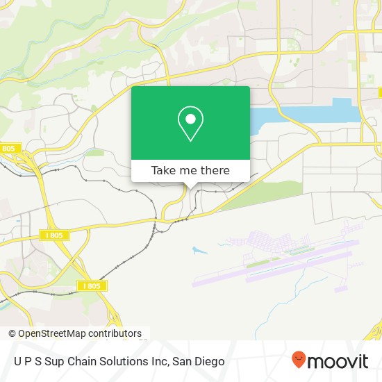 Mapa de U P S Sup Chain Solutions Inc