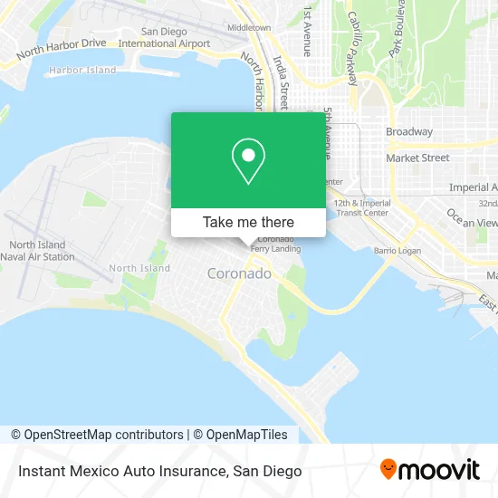 Instant Mexico Auto Insurance map