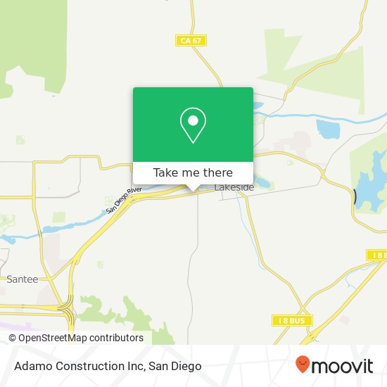 Adamo Construction Inc map