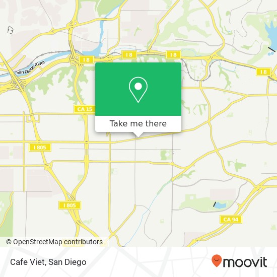 Mapa de Cafe Viet