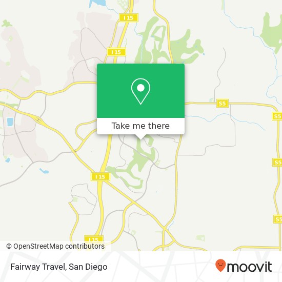 Mapa de Fairway Travel