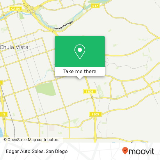 Edgar Auto Sales map