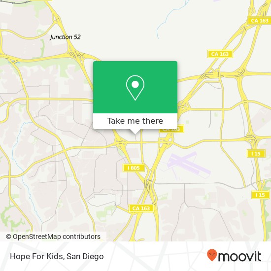 Mapa de Hope For Kids