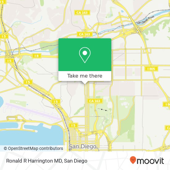 Ronald R Harrington MD map