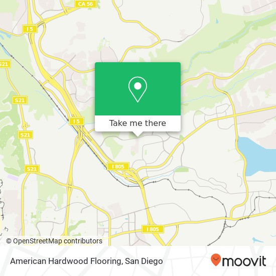 American Hardwood Flooring map