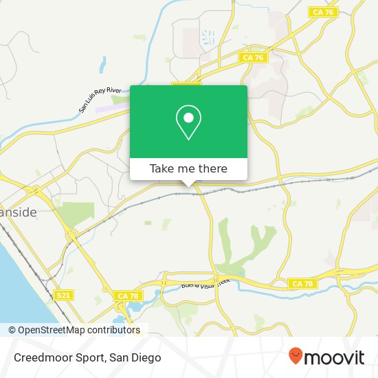 Mapa de Creedmoor Sport