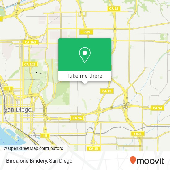 Birdalone Bindery map