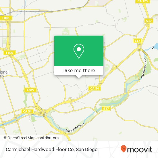 Mapa de Carmichael Hardwood Floor Co