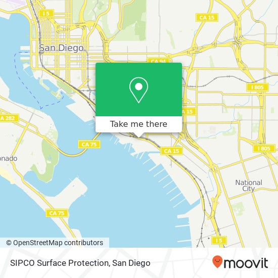 Mapa de SIPCO Surface Protection