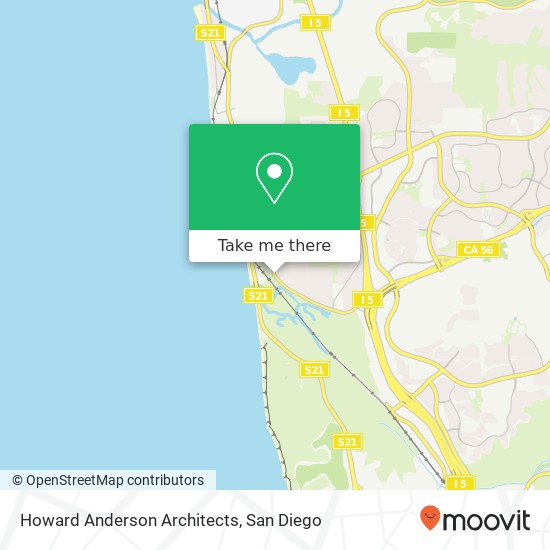 Howard Anderson Architects map