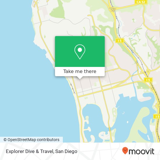 Explorer Dive & Travel map