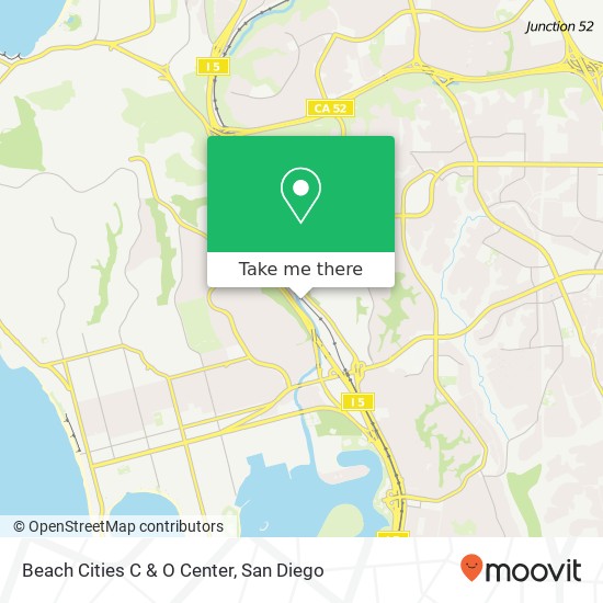 Beach Cities C & O Center map