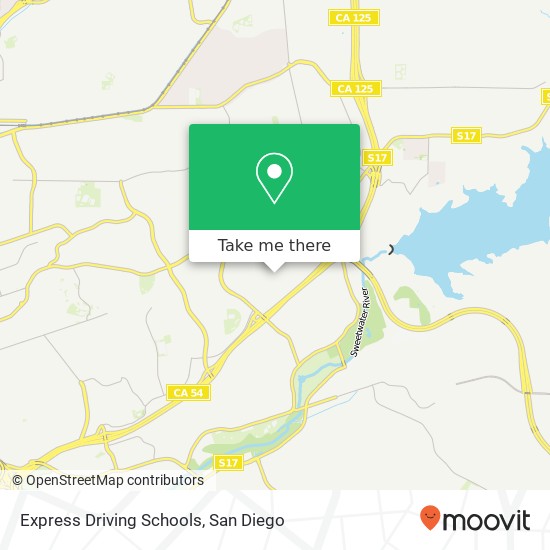 Mapa de Express Driving Schools