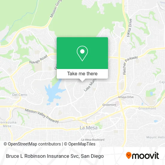 Mapa de Bruce L Robinson Insurance Svc