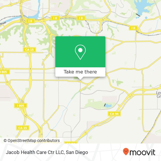 Jacob Health Care Ctr LLC map