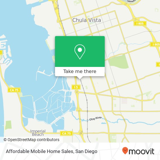 Affordable Mobile Home Sales map