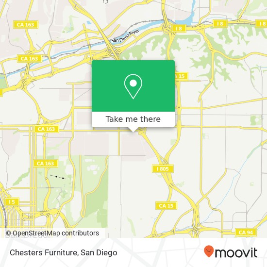 Mapa de Chesters Furniture
