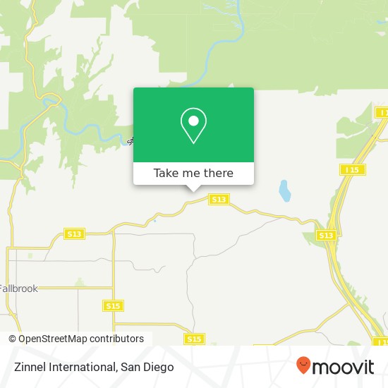 Zinnel International map