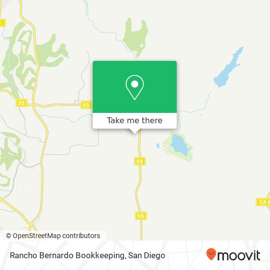 Rancho Bernardo Bookkeeping map