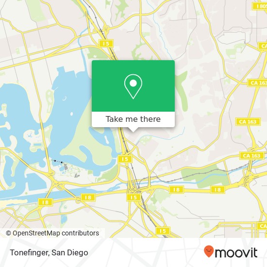 Mapa de Tonefinger