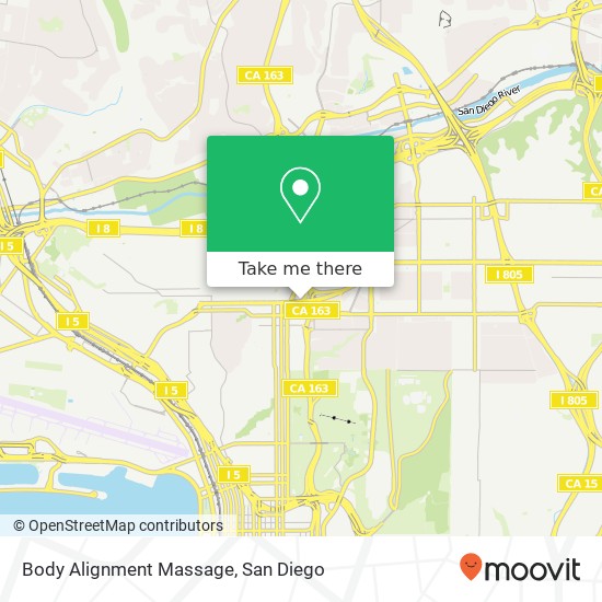 Mapa de Body Alignment Massage