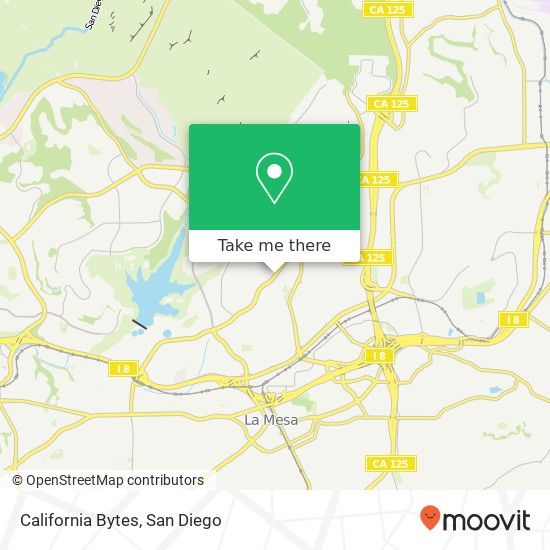 California Bytes map