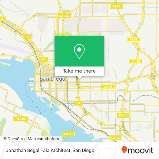Mapa de Jonathan Segal Faia Architect