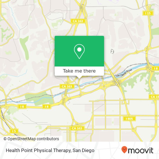 Mapa de Health Point Physical Therapy