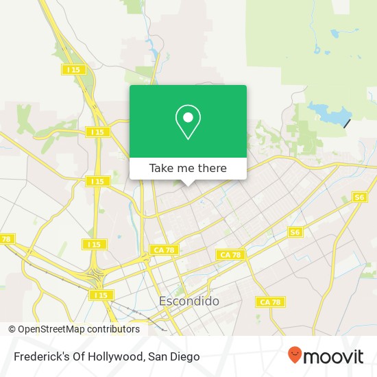 Frederick's Of Hollywood map