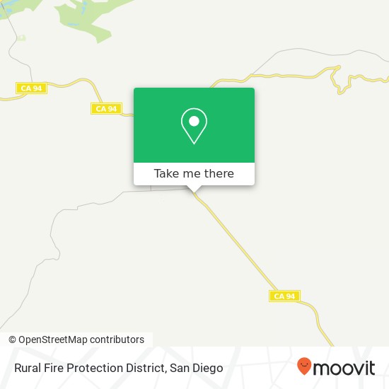 Mapa de Rural Fire Protection District