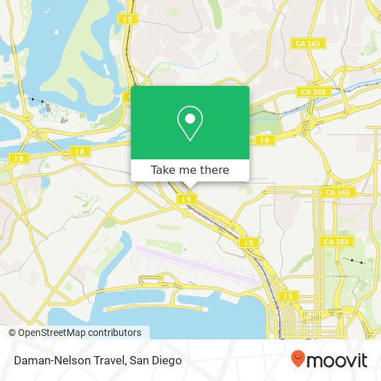 Mapa de Daman-Nelson Travel