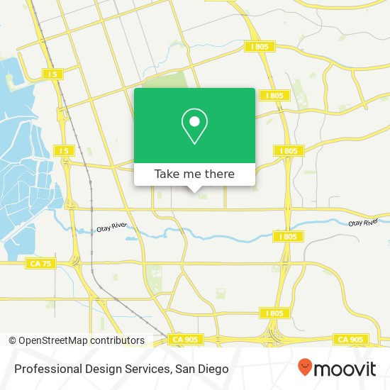 Mapa de Professional Design Services