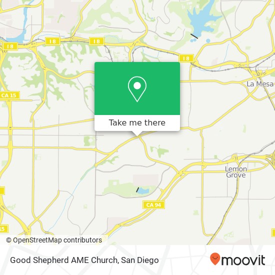 Good Shepherd AME Church map