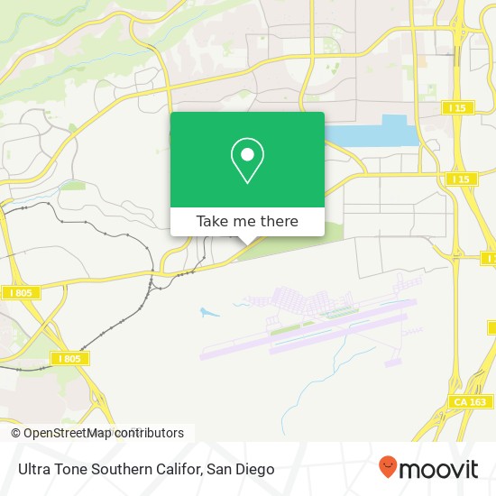 Mapa de Ultra Tone Southern Califor