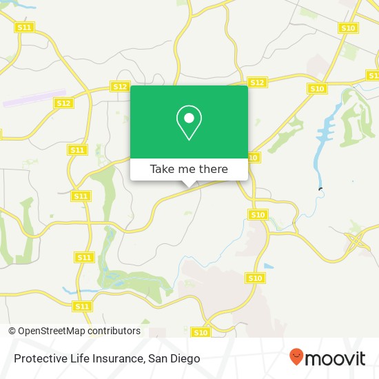 Protective Life Insurance map