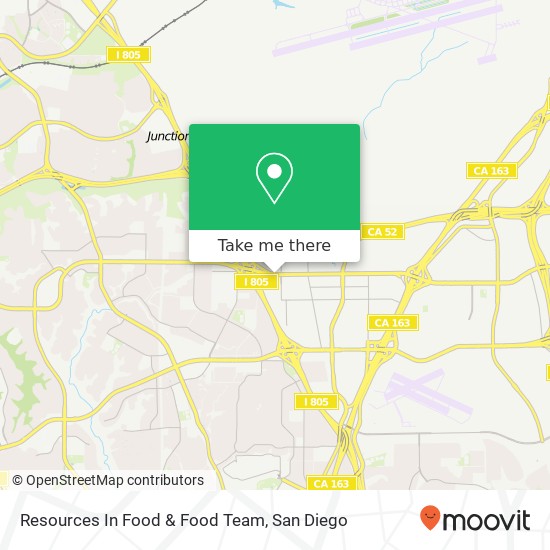 Mapa de Resources In Food & Food Team